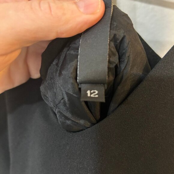 Laundry By Shelli Segal Black Halter Sleeveless Mini Dress Women's Size 12 - Picture 4 of 5